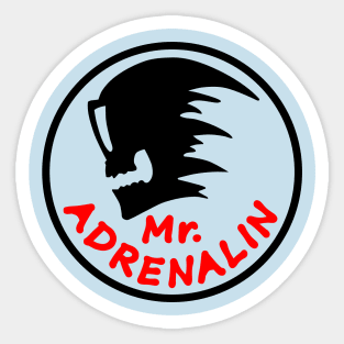 Mr. Adrenalin Sticker